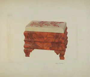 Ottoman, c. 1938. Creator: Adele Brooks