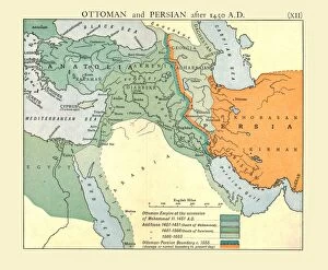 Sykes Mark Sir Gallery: Ottoman and Persian, after 1450 A.D. c1915. Creator: Emery Walker Ltd