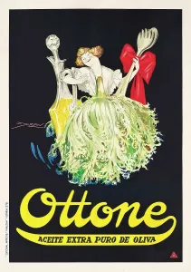 Art Deco Prints: Ottone Olive Oil, 1927. Creator: Mauzan, Luciano Achille (1883-1952)