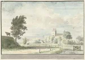 Pronk Cornelis Prints: Oudeschoot and the Schooterschans, 1732. Creator: Cornelis Pronk