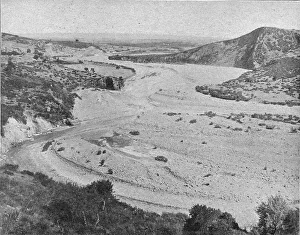 River Bed Prints: Un oued; Afrique du nord, 1914. Creator: Unknown
