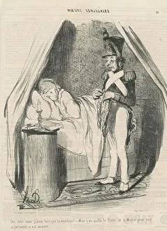 Oui, chère amie, jaloux tant que tu voudras!... 19th century. Creator: Honore Daumier