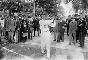 Photographglass Negative Prints: Ouimet, 1913. Creator: Bain News Service