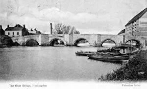 Arch Gallery: The Ouse Bridge, Huntingdon, Cambridgeshire, 1905