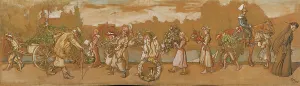 Farmers Prints: Outdoors Blows the Summer Wind, 1904. Creator: Carl Larsson