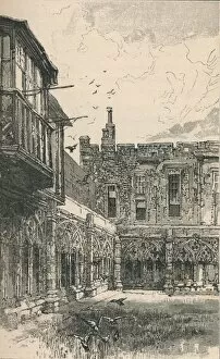Argyll Gallery: The Outer Cloisters and Anne Boleyns Window, 1895