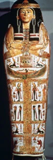 Outer coffin of Henettawy, c1040-991 BC
