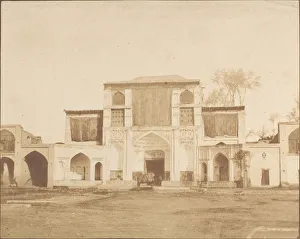 Outer Entrance to the Kings Palace, Teheran, 1858. Creator: Luigi Pesce