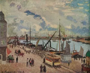 Studio Volume 120 Prints: Outer Harbour of Le Havre, 1903. Artist: Camille Pissarro