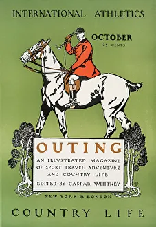 October Prints: Outing, Illustrated Magazine of Sport Travel Adventure and Contry Life Edited by