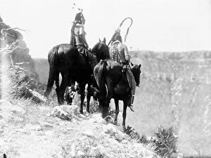 Riders Collection: The Outlook, c1905. Creator: Edward Sheriff Curtis