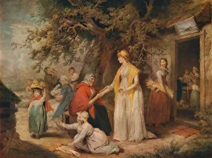 William Ward Gallery: Outside a Country Alehouse, c18th century. Artist: William Ward