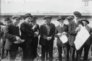 Outside Ebbets Field, between c1915 and c1920. Creator: Bain News Service