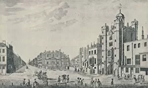 Londoners Then And Now Collection: Outside St. Jamess Palace, Pall Mall, 1740-1760, (1920). Artist: Thomas Bowles