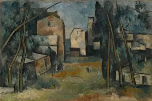Alexander Vasilyevich 1883 1948 Gallery: Outskirts of a Town, 1919. Artist: Shevchenko, Alexander Vasilyevich (1883-1948)