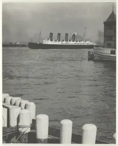 Passenger Ship Gallery: Outward Bound, The Mauretania, 1910, printed 1918 / 32. Creator: Alfred Stieglitz