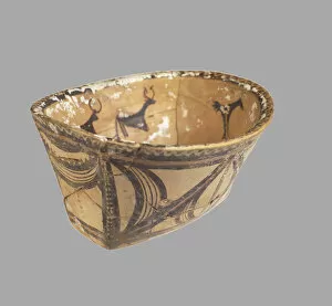 Oval Bowl, 4th millenium BC. Artist: Prehistoric Russian Culture
