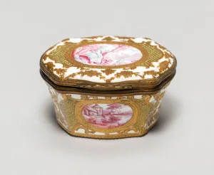 Oval Box, Bilston, c. 1780. Creator: Unknown