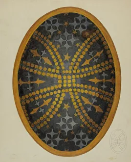 Gertrude Bennett Prints: Oval Pin, c. 1937. Creator: Tulita Westfall