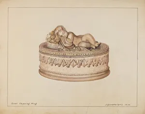 Iams J Howard Prints: Oval Shaving Mug, 1936. Creator: J. Howard Iams