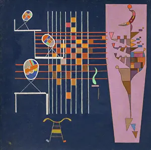 Colourfulness Prints: Three Ovals, 1942. Creator: Kandinsky, Wassily Vasilyevich (1866-1944)