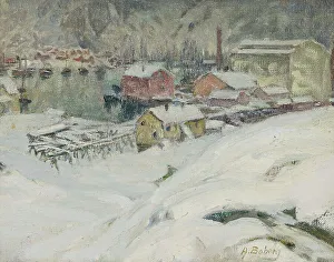Boberg Anna Katarina Prints: Overcast Weather. Study from North Norway. Creator: Anna Katarina Boberg