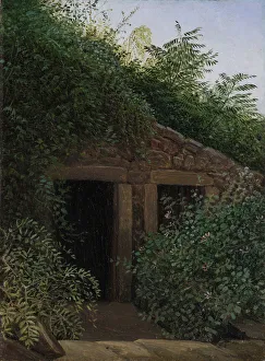 Mineshaft Prints: An Overgrown Mineshaft, ca. 1824. Creator: Carl Gustav Carus