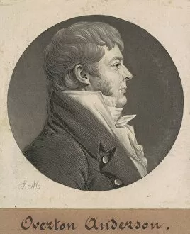 Anderson Collection: Overton Anderson, 1808. Creator: Charles Balthazar Julien Fevret de Saint-Memin