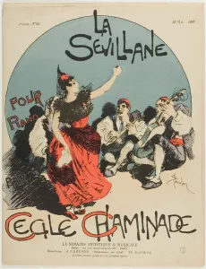 C And Xe9 Collection: Overture for The Woman from Seville, for Piano, by Cecile Chaminade, published May 18