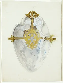 Identity Prints: Overview of Shell with Medici Coat of Arms, n.d. Creator: Giuseppe Grisoni