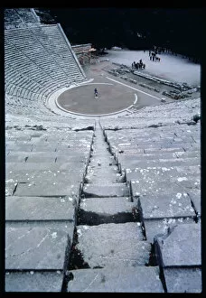 Images Dated 28th June 2013: Overview of the Theatre of Epidaurus