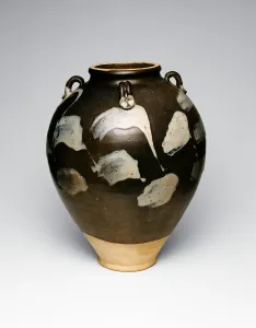 8th Century Collection: Ovoid Jar, Tang dynasty (618-907), 8th / 9th century. Creator: Unknown