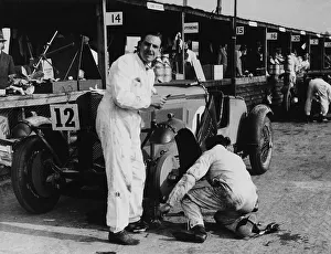 Fixing Prints: Owen Saunders-Davies and Bill Craig during the Double Twelve Race
