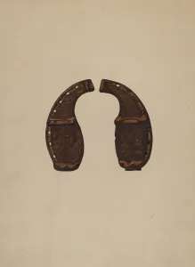 Praefke Walter Prints: Ox Shoes, c. 1936. Creator: Walter Praefke