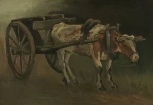 Kröller Müller Museum Prints: Oxcart, 1884. Creator: Gogh, Vincent, van (1853-1890)