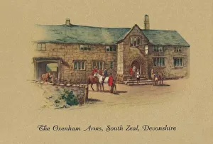 The Oxenham Arms, South Zeal, Devonshire, 1939