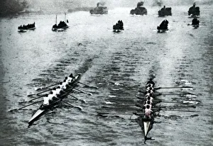 Canoe Prints: Oxford and Cambridge Boat Race, London, 1926-1927