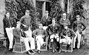 Caps Prints: The Oxford and Cambridge Universities Boat-Race - the Oxford crew