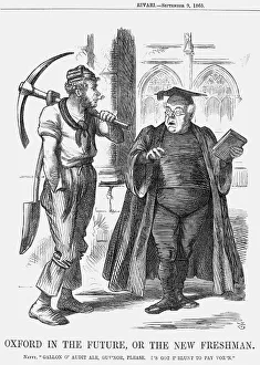 Oxford in the Future, or the New Freshman, 1865. Artist: John Tenniel Oxford in the Future, or the New Freshman, 1865. Artist: John Tenniel