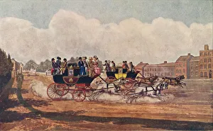 Opposition Prints: The Oxford and Opposition Coaches, 1906 Artist: W Flavell