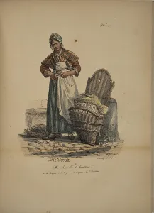 Merchants Prints: Oyster seller. From the Series Cris de Paris (The Cries of Paris)