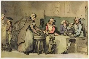 Seller Collection: The Oyster Woman, c1780-1825. Creator: Thomas Rowlandson