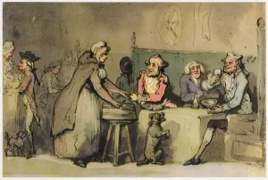 Oysters Prints: The Oyster Woman, c1780-1825. Creator: Thomas Rowlandson