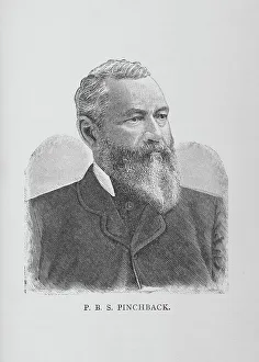G M Rewell Company Prints: P. B. S. Pinchback, 1887. Creator: Unknown
