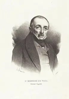 Honor Daumier Prints: P. Mendez de Vigo, c1836. Creator: Honore Daumier