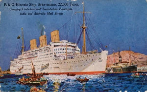 Ocean Liner Gallery: P. & O. Electric Ship Strathaird, 22, 000 Tons, 1932. Creator: Unknown