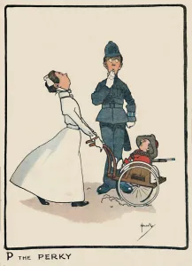 Ignoring Gallery: P the Perky, 1903. Artist: John Hassall
