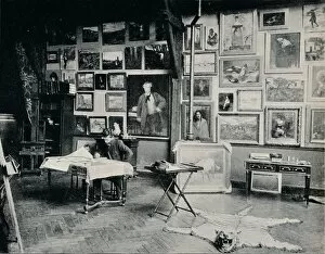 Roll Gallery: P. Roll in his Studio, c1897