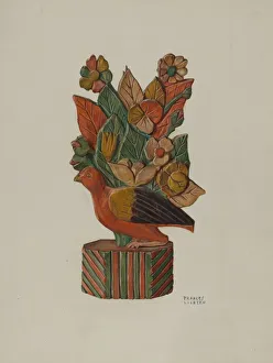 Frances Lichten Prints: Pa. German Bird, 1935 / 1942. Creator: Frances Lichten