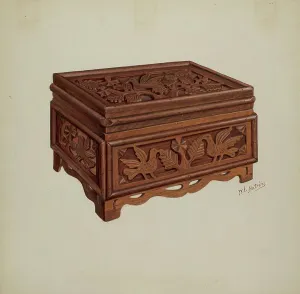 Pa. German Box, c. 1941. Creator: William L. Antrim